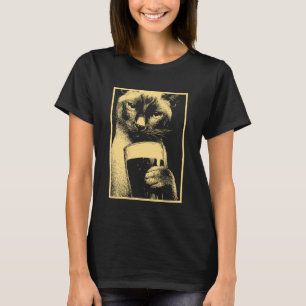 Camiseta Cerveza para gatos siameses Humor Día de San Patri