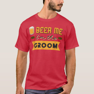 Camiseta Cerveza para hombres, soy el novio, divertida fies