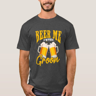 Camiseta Cerveza para hombres, soy el novio, fiesta de desp