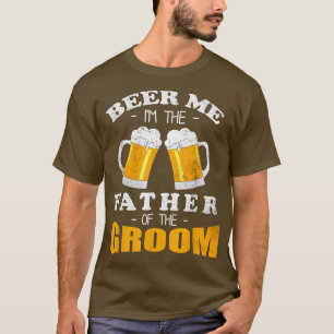 Camiseta Cerveza para hombres, soy el padre del novio, rega