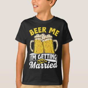 Camiseta Cerveza para mí, me estoy casando, fiesta del novi