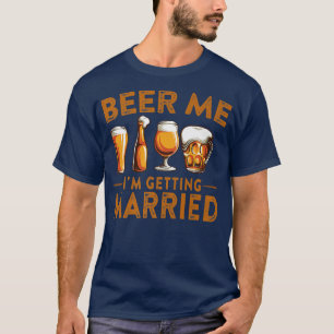 Camiseta Cerveza para mí, me voy a casar, novia divertida, 