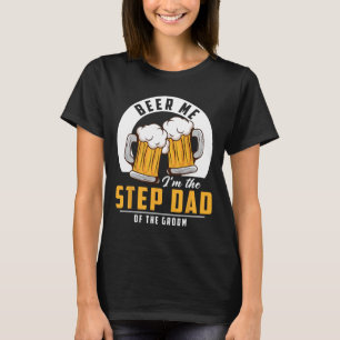Camiseta Cerveza para mí, soy el padrastro del novio divert