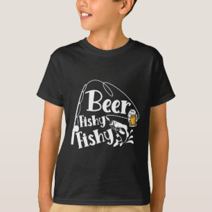 Camiseta Cerveza Pescado Divertido Divertido Caza Alcohol A