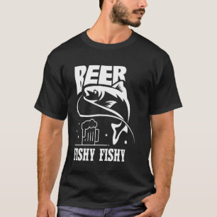 Camiseta Cerveza Pescado Divertido Pescar Divertido