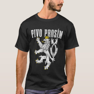 Camiseta Cerveza Pivo Prosim Por Favor En La República Chec