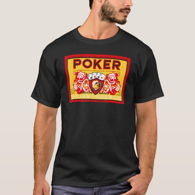 Camiseta Cerveza Poker Colombia De Medellín A Todo El Colon (Anverso)