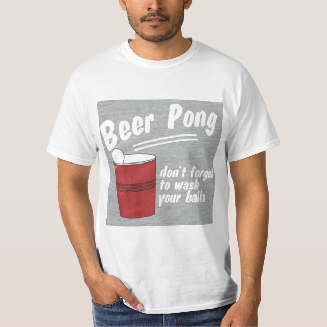 Camiseta Cerveza-Pong (Anverso)