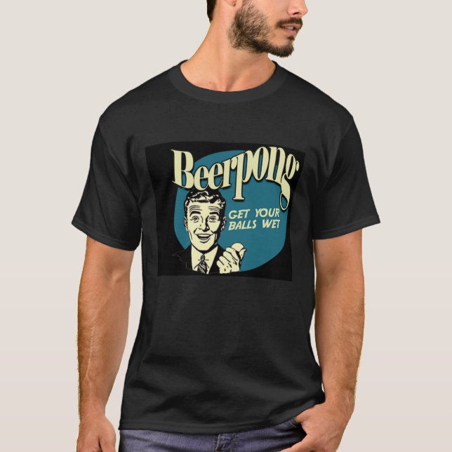 Camiseta Cerveza Pong (Anverso)