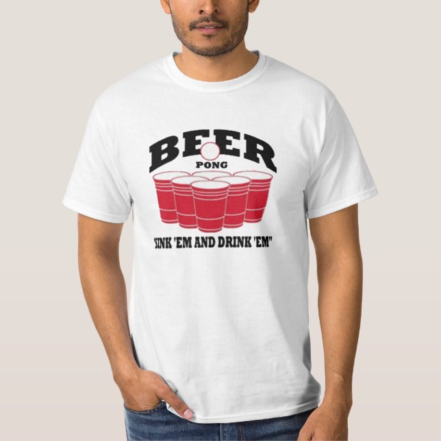 Camiseta Cerveza Pong (Anverso)