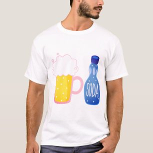 Camiseta cerveza, refrescos, fotos de bebidas