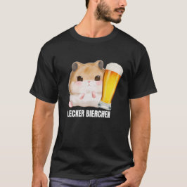 Camiseta Cerveza Sabrosa X Hamster Triste Meme Cerveza de T
