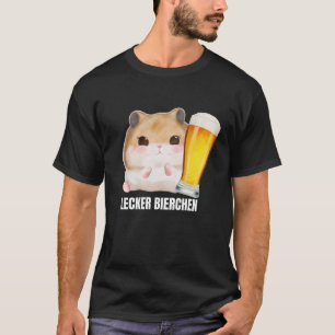 Camiseta Cerveza Sabrosa X Hamster Triste Meme Cerveza de T