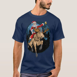 Camiseta Cerveza Santa Riding Moose