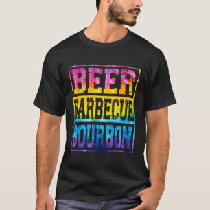 Camiseta Cerveza Smoer Grill Pork Barbeque Bourbon Bq