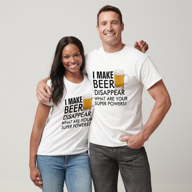 Camiseta Cerveza Superpoder Humor Citas T - Cerveza Diverti (Unisexo)