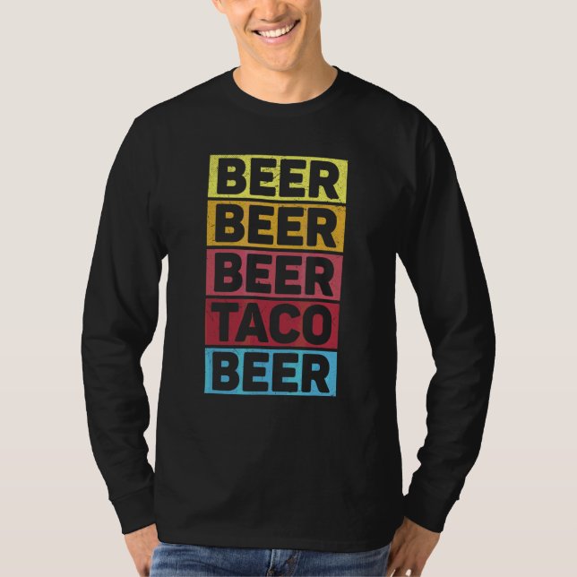 Camiseta Cerveza Taco Cinco De Mayo (Anverso)
