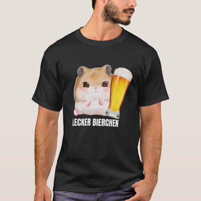 Camiseta Cerveza Tasty X Cerveza de trigo de hámster triste (Anverso)