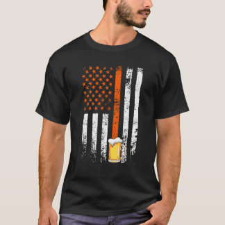 Camiseta Cerveza Usa Día Del Padre Hombres Bebedor De Cerve