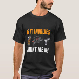 Camiseta Cerveza Utv Pistolas Lover Cuatro Ruedas De Cuatro