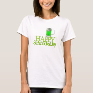 Camiseta Cerveza Verde Feliz Día de San Patricio