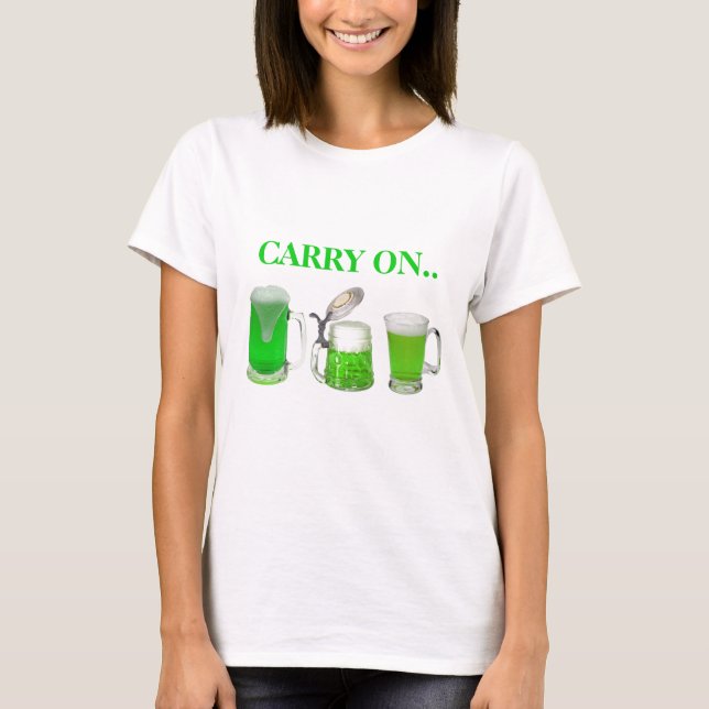 Camiseta Cerveza verde - Sigue (Anverso)