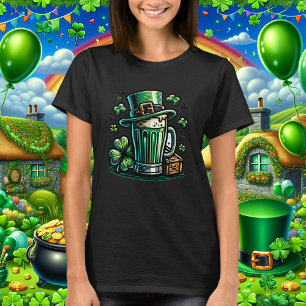 Camiseta Cerveza verde y Gorra Leprechaun