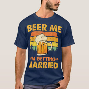 Camiseta Cerveza Vintage Me estoy casando 