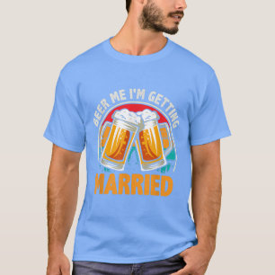 Camiseta Cerveza Vintage Me estoy casando con Groom Bachelo