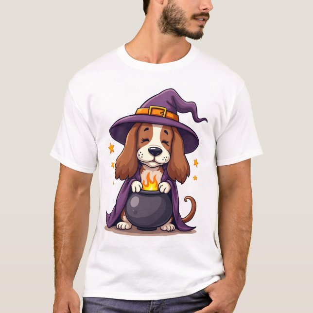 Camiseta Cerveza Witch Basset (Anverso)