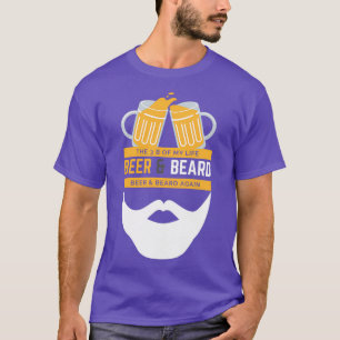 Camiseta Cerveza y barba el 3 B de mi vida Cerveza y barba