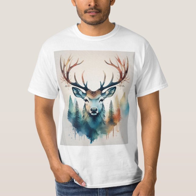 Camiseta Cerveza y bosque (Anverso)