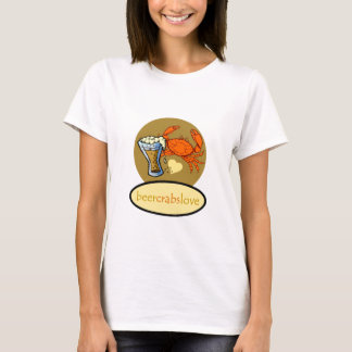 Camiseta Cerveza y cangrejos
