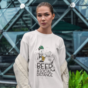 Camiseta Cerveza Y Distancia Social