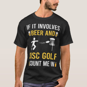 Camiseta Cerveza y Golf de Disco