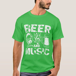 Camiseta Cerveza y música
