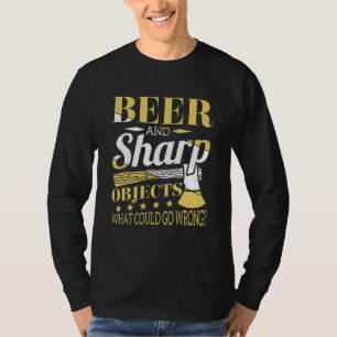 Camiseta Cerveza Y Objetos Sharp Woodworkers Pub Crawl