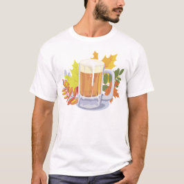 Camiseta Cerveza y otoño deja Oktoberfest