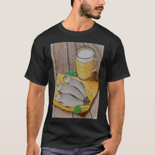 Camiseta Cerveza y Pescado Seco - Aperitivo Tradicional Acu