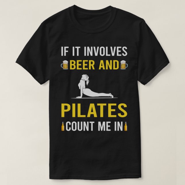 Camiseta Cerveza Y Pilatos (Diseño del anverso)