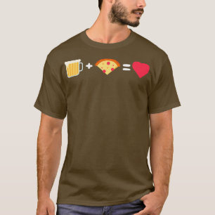 Camiseta Cerveza Y Pizza Quesos Pepperoni Pale Ale