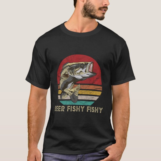 Camiseta Cerveza Y Regalos De Pesca Para Pescado De Cerveza (Anverso)