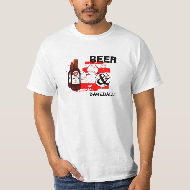 Camiseta Cerveza y versión 4 del béisbol (Anverso)