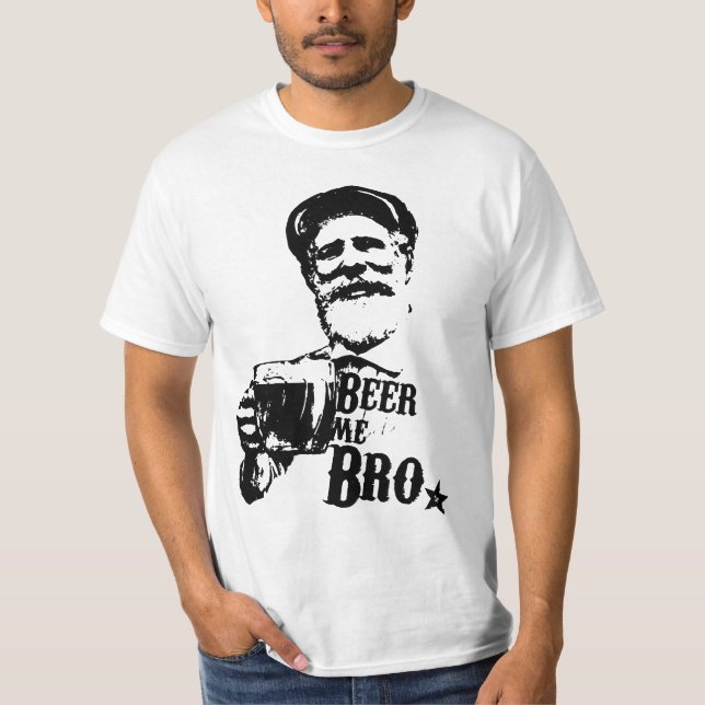 Camiseta Cerveza yo Bro. (Anverso)