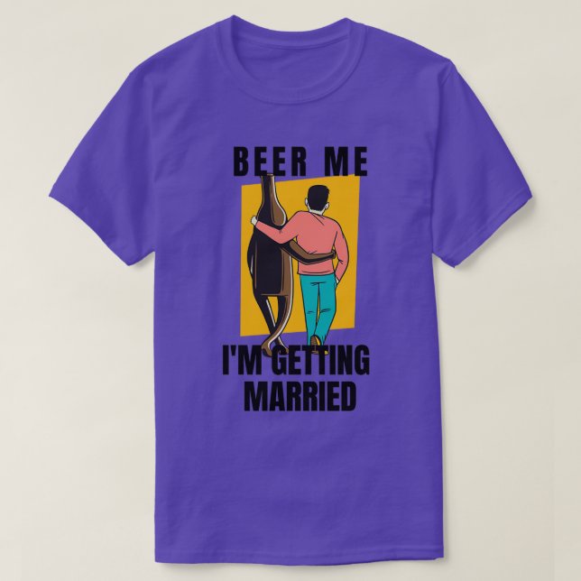 Camiseta Cerveza yo Ix27m casada 3 (Diseño del anverso)