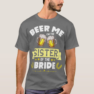 Camiseta Cerveza Yo soy la hermana de la novia casada