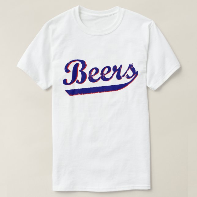 Camiseta Cervezas (Diseño del anverso)