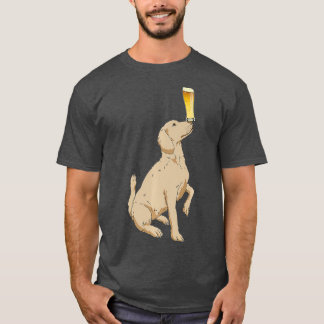 Camiseta Cervezas de perro Labrador Recuperador de cerveza 