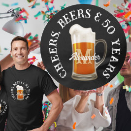 Camiseta Cervezas de vientos y bebida por cumpleaños a los 