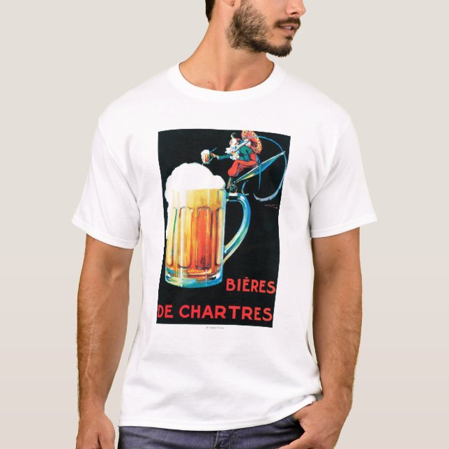 Camiseta Cervezas del poster promocional de Chartres (Anverso)